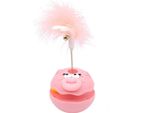 Inf Gioco Interattivo Oscillante Per Gatti Con Campanellino E Piuma Rosa