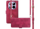 Custodia Xiaomi Redmi Note 15 Pro - Pelle Finta - Custodia Imoshion Con Cinturino/Copertura A Libro - Rosso