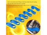 Set Di 7 Utensili Per Scollegare Il Tubo Del Carburante Dell'aria Condizionata Dell'auto Utensili Per La Rimozione Del Tubo Del Radiatore Dell'olio Della Trasmissione 1/4-7/8 Pollici