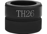 Inserti Per Ganasce Di Pressatura - Profilo Th 32 Mm - Per Pinze Di Pressatura/Pinze A Crimpare - Acciaio Cr45 - Temprato Ad Alta Temperatura - Nero
