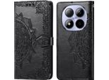 Custodia Xiaomi Redmi Note 15 Pro - Pelle Finta - Custodia A Libro Imoshion - Nero