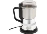 Macinacaffè E Spezie Elettrico - Macinino Per Alimenti - 300 W - 500 Ml - 22000 Giri/Min - Silenzioso - Comando A Pulsante Singolo - Alloggiamento In Metallo - Argento
