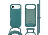 Custodia Per Iphone Air - Silicone - Imoshion Custodia Morbida/Custodia Con Cinturino/Cover Posteriore - Verde Scuro