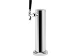 Impianto Di Spillatura Birra - Colonna Di Spillatura Birra - Acciaio Inossidabile - 1 Rubinetto - Per Birrifici Artigianali E Bar - Argento
