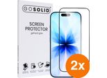 Go Solid! Proteggi Schermo In Vetro Temperato Per Apple Iphone 17 - Confezione Doppia
