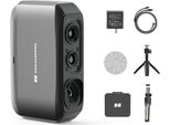 Moose Lite Luxury - Scanner 3D - Precisione 0,05 Mm - Risoluzione 0,10 Mm - 10 Fps - Tracciamento Visivo Ai - Distanza Di Lavoro 150-400 Mm - Area Di Scansione 200×100 Mm - Grigio Chiaro