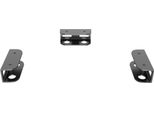 Inf Supporto Per Laptop Da Scrivania 3 Pezzi Con Cuscinetti In Silicone Nero
