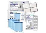 Aquafloow 3X Filtro Per L'acqua Per Macchine Da Caffè Philips Saeco + Pastiglie Decalcificanti + Pastiglie Detergenti E Sgrassanti