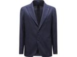 P1109 Giacca Uomo Tagliatore Man Wool/Linen Jacket Blue