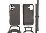 Custodia Per Iphone 17 - Silicone - Imoshion Custodia Morbida/Custodia Con Cinturino/Cover Posteriore - Nero