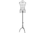 Busto Da Sarto - Torso Femminile - Metallo - Regolabile In Altezza - Busto Decorativo - Per Abbigliamento