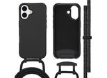 Custodia Per Iphone 17 - Silicone - Imoshion Custodia Morbida/Custodia Con Cinturino/Cover Posteriore - Nero
