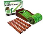 Inf Tappetino Da Golf Pieghevole Con Ritorno Automatico - Allenamento Indoor
