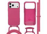 Custodia Per Iphone 17 Pro - Silicone - Imoshion Custodia Morbida/Custodia Con Cinturino/Cover Posteriore - Rosso