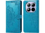 Custodia Xiaomi Redmi Note 15 Pro Plus - Pelle Finta - Custodia A Libro Imoshion - Turchese