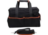 Borsa Porta Attrezzi, 17 Pollici, Borsa Robusta, Organizer, Tessuto Oxford Resistente All'usura, 20 Tasche, Tracolla Regolabile Per Elettroutensili