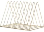Inf Libreria In Ferro Stile Nordico - Porta Libri Minimalista In Metallo Per Ufficio E Casa Oro