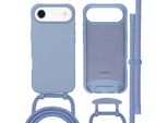 Custodia Per Iphone Air - Silicone - Imoshion Custodia Morbida Con Cinturino/Cover Posteriore - Blu