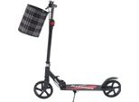 Monopattino Da Città - Monopattino Pieghevole - Con Freni - Regolabile In Altezza - Portata 150 Kg - Per Adulti E Bambini - Con Borsa Per Riporlo - Nero