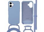 Custodia Per Iphone 17 - Silicone - Imoshion Custodia Morbida/Custodia Con Cinturino/Cover Posteriore - Blu
