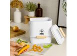 Compostiera Da Cucina, 3,5 L, Antiodore, Con Filtri