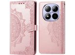 Custodia Xiaomi Redmi Note 15 Pro - Pelle Finta - Custodia A Libro Imoshion - Oro Rosa