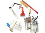 Attrezzatura Per Apicoltori - Set Da 8 Pezzi - Affumicatore - Spazzola Per Api - Gabbia Per Marcare Le Regine Con Timbro - Forchetta Per Disopercolare - Cattura Regine