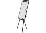 Lavagna Bianca - Treppiede A Tre Gambe - Scrivibile Su Entrambi I Lati - Lavabile A Secco - Regolabile In Altezza Da 97 A 158 Cm - 61 X 91,4 Cm - Bianco