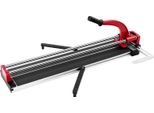 Tagliapiastrelle Manuale - 800F - 80 Cm - 15 Mm - Disco Di Taglio In Lega Di Tungsteno - Doppia Guida - Posizionamento Ir - Ribaltabile Da 0 A 90° - Rosso