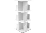 Scaffale - Scaffale A Terra - 3 Ripiani - 39X39X97 Cm - Pvc E Acciaio Inossidabile - 20 Kg Per Ripiano - Altezza Ripiani 30 Cm - Bianco