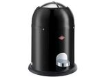 Kosmetikeimer WESCO Mini Master, schwarz, B:26,4cm H:36cm T:26,4cm, Stahlblech, Mülleimer, Kosmetikeimer, 6 Liter