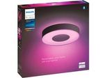 White & Color Ambiance Infuse Deckenleuchte M, Led-Leuchte Schwarz