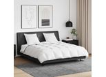 Schlussverkauf WinterBettdecke mit Kissen 3 Stück - Winter-Duvet-Set - - moderne Bettwäscheset - Weiß Daunenfeder C5974