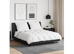 Schlussverkauf WinterBettdecke mit Kissen 3 Stück - Winter-Duvet-Set - - moderne Bettwäscheset - Weiß Daunenfeder C5981