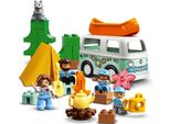 LEGO 10946 DUPLO Familienabenteuer mit Campingbus, Wohnmobil Spielzeugauto, Lernspielzeug ab 2 Jahre, Kinderspielzeug