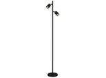 Globo Lighting Stehlampe "Korben", Schwarz, 1 Stk., Leuchten, Stehleuchte/Wohnzimmer/Schlafzimmer/Flur, Stehlampe