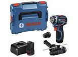 Akku-Bohrschrauber Gsr 12V-32 Fc Professional, 12Volt Blau/Schwarz, 2X Li-Ionen Akku 2,0Ah, L-BOXX, Metallbohrfutteraufsatz, Bohrhammeraufsatz