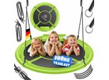 Kesser® Nestschaukel Tellerschaukel HäNgeschaukel Rundschaukel Schaukel Verstellbar Garten-Schaukel Kinderschaukel Indoor - Outdoor-Schaukel FüR Kinder & Erwachsene