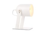 Brilliant Lampe Yan Tischleuchte 29Cm Weiß 1X A60, E27, 30W, Geeignet FüR Normallampen (Nicht Enthalten) Mit Schnurzwischenschalter