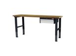 Stier HöHenverstellbare Werkbank Mit 1X150 Mm Schublade Bxtxh 2000X600X760-1060 Mm Ral 7016 / Ral 7035 (906307)
