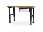 Stier HöHenverstellbare Werkbank Mit 1X150 Mm Schublade Bxtxh 1500X600X760-1060 Mm Ral 7016 / Ral 7035 (906306)