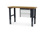 Stier HöHenverstellbare Werkbank Mit 2X200 Mm Schubladen Bxtxh 1500X600X760-1060 Mm Ral 7016 / Ral 7035 (906314)