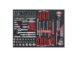 Ks Tools 1/4"+3/8"" Scs SteckschlüSsel-Satz, 118-Teilig In 1/1 Systemeinlage (711.0118)"