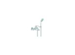 Grohe Wannen-Einhebelmischer Eurodisc Cosmopolitan Chrom, Mit Brausegarnitur (33395002)