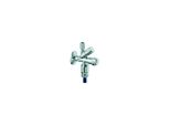 Grohe Was-Kombi-Eckventil 1/2", Mit RohrbelüFter Bauform C, Chrom (41082000)"