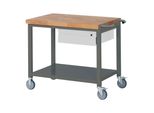 Stier Fahrbare Werkbank Premium Mit 1 Schublade Und Ablageboden Bxtxh 1000X700X880 Mm (906056)