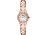 Quarzuhr Emporio Armani, Gold (RoséGoldfarben), Armbanduhren, Damen, Quarzuhr, Armbanduhr, Damenuhr, Edelstahlarmband, Analog, Glassteine