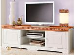 Lowboard Otto Home "Lisa", Weiß (Weiß, Honig), B:175Cm H:55Cm T:45Cm, Massivholz, Sideboards, Lowboard, Kommode Aus SchöNem Massivem Kiefernholz, Breite 175 Cm