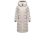 Steppmantel Navahoo "Engelsfeder Xiv", Damen, Gr. L (40), Bone, Obermaterial: 100% Polyester. Innenfutter: 100% Polyester. Wattierung: 100% Polyester. ÄRmelfutter: 100% Polyester, Gerade Knieumspielend, Hoch Geschlossener Ausschnitt, ÄRmel Ohne ÄRmelschlitz Elastischer Bund, MäNtel Steppmantel, Langer Wintermantel Mit Innenliegenden RucksackträGern