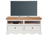 Lowboard Otto Home "Melissa", Gelb (Weiß, Honigfarben), B:120Cm H:55Cm T:50Cm, Sideboards, Lowboard, Kommode, Breite 120 Cm